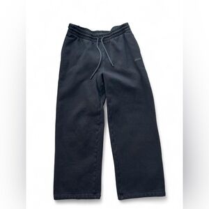 Aritzia Black Kids Wide-Leg Sweatpants with Drawstring